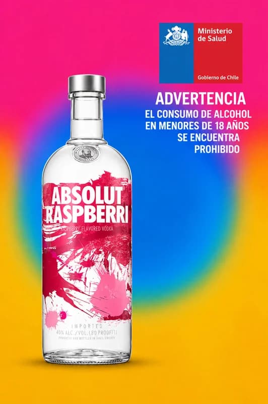 Absolut Raspberri – Vodka sabor Frambuesa 40°